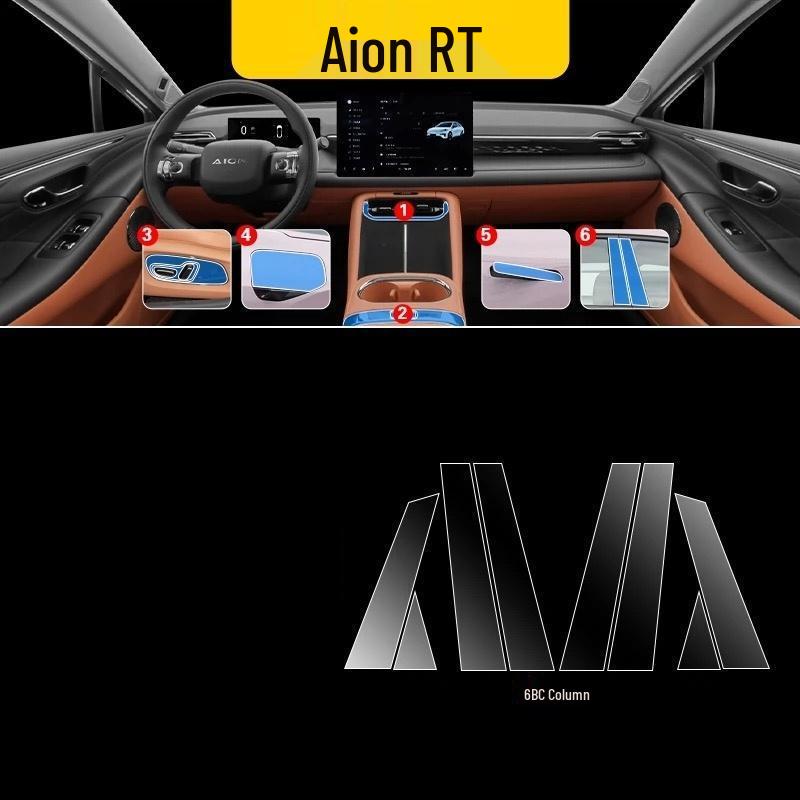 2021-2025 GAC Aion S PLUS Center Console Screen TPU Transparent Film