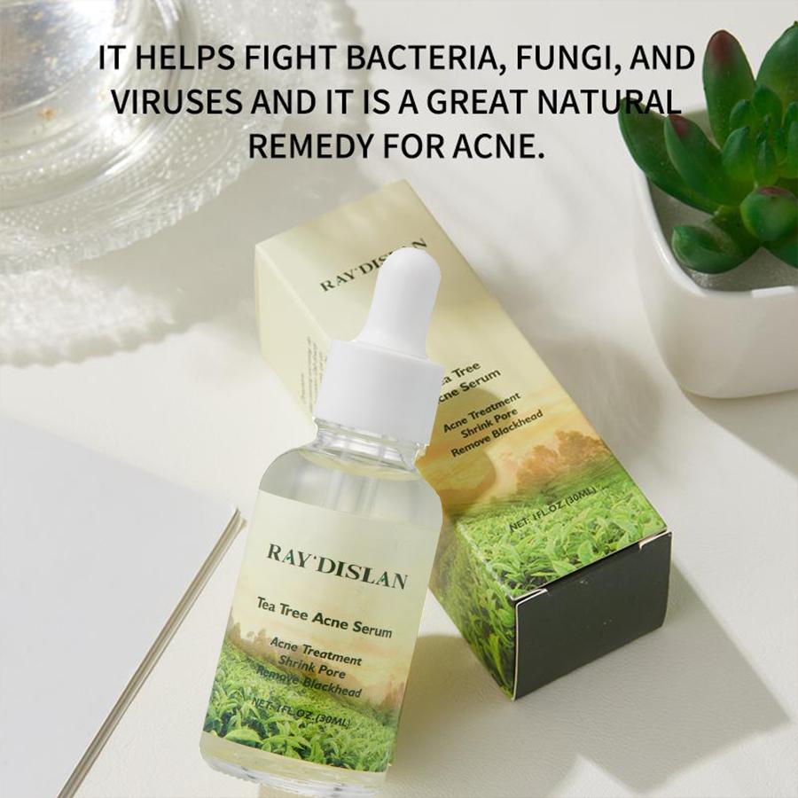 30ml Tea Tree Essentce For Acne Treatment with Natural Plant Extract Oil Repair Pore Reduce Wrinkle & Fine Line Tea Tree Serum