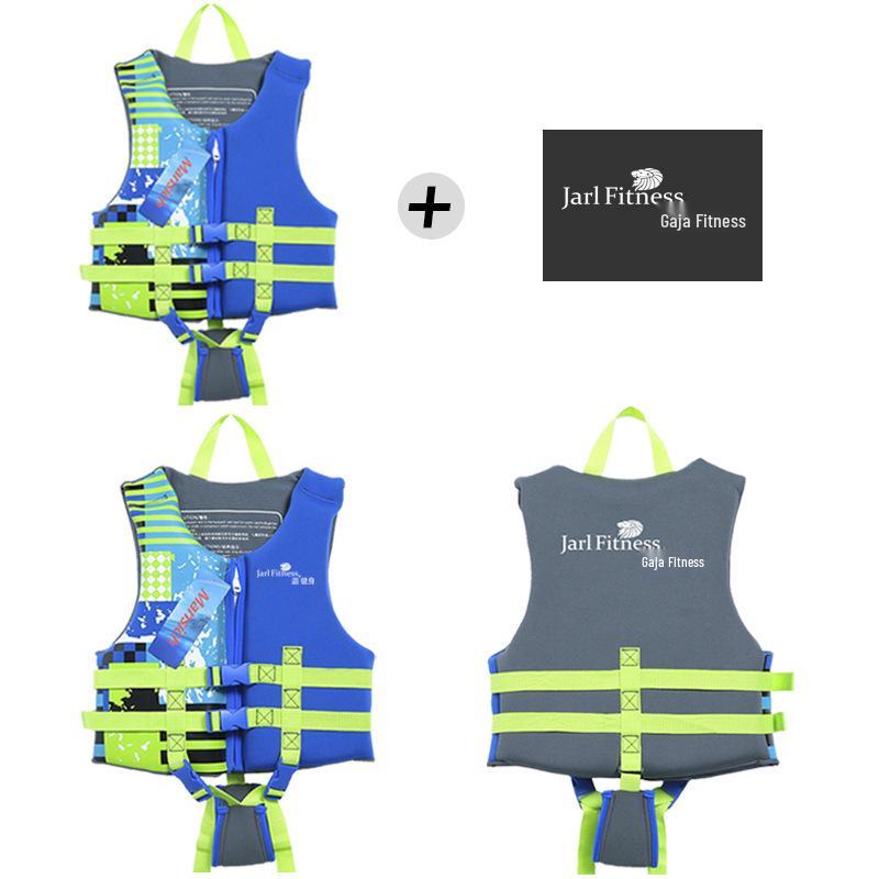 Children's Neoprene Buoyancy Vest - Beginner Swim Safety Life Jacket for Water Parks