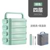 Stainless Steel Insulated Lunch Box Students Office Workers - 2 To 5 Tier Bento Container With Utensils Optional
