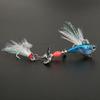 Sequin Luminous Simulation Artificial Fishing Lure Bait with   Rotation VIB Fish Shape
