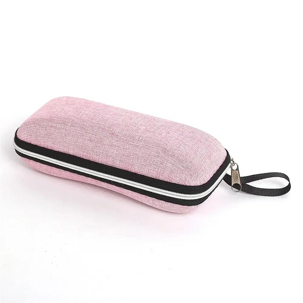 Estojo Portátil com Zíper para Óculos Caixa de Óculos Suporte para Óculos Acessórios para Óculos