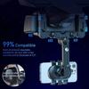 360° Adjustable Car Rearview Mirror Mobile Phone Holder For Car Rotation Telescopic Multifunctional Phone Car Bracket Stands