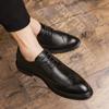 22 autumn leather shoes dress leather shoes pointed casual shoes youth business wedding shoes