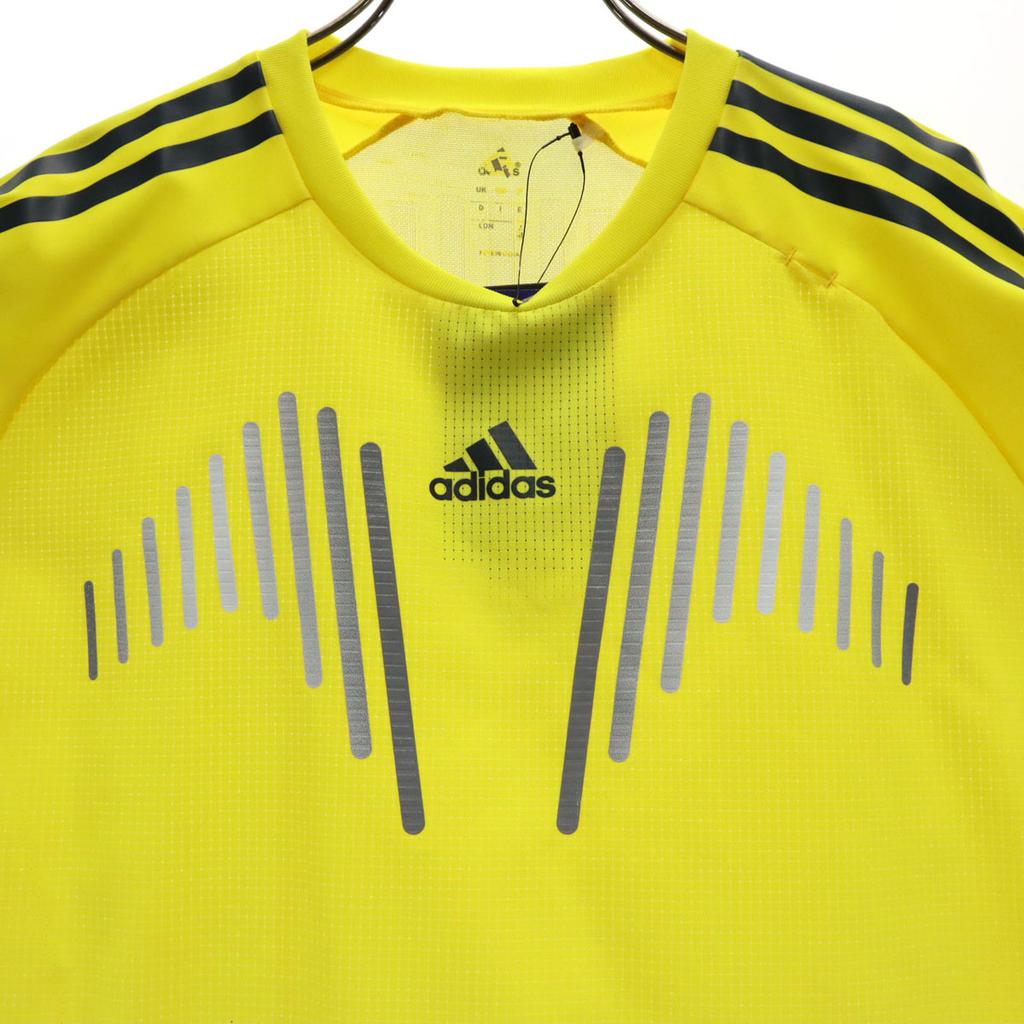 Adidas Unused Short Sleeve Practice Shirt M Yellow Men's Used