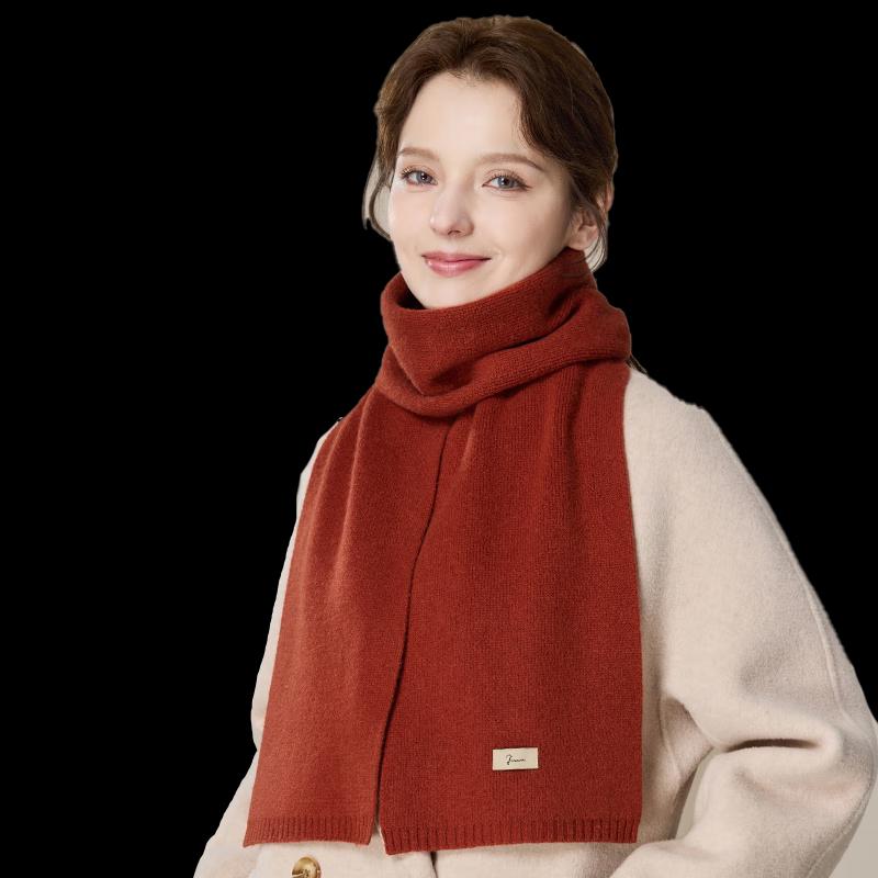 JIUMU Pure Wool Winter Scarf