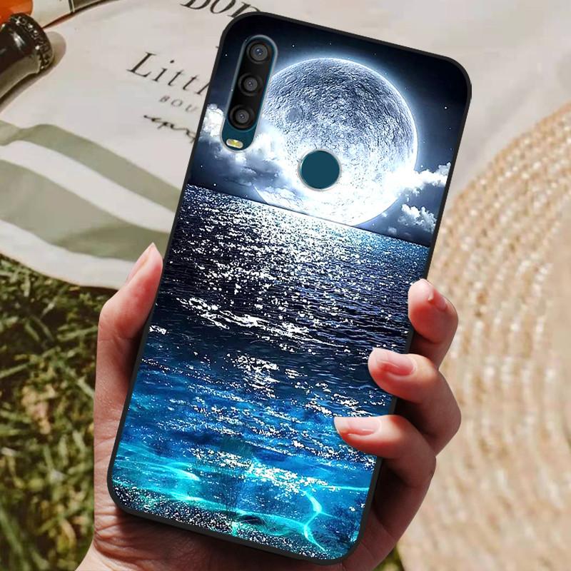 Pour Alcatel 1SE 2020 Coque Anti-choc Fleur Arrière Pour Alcatel 1SE 2020 5030F 5030U 5030D Silicone Souple Coques de Téléphone Pare-chocs