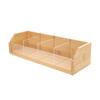 Bamboo Storage Box for Tea Bags Natural Wooden Organizer Box Household Supplies Kitchen Desktop Storage Eco-friendly Home Office