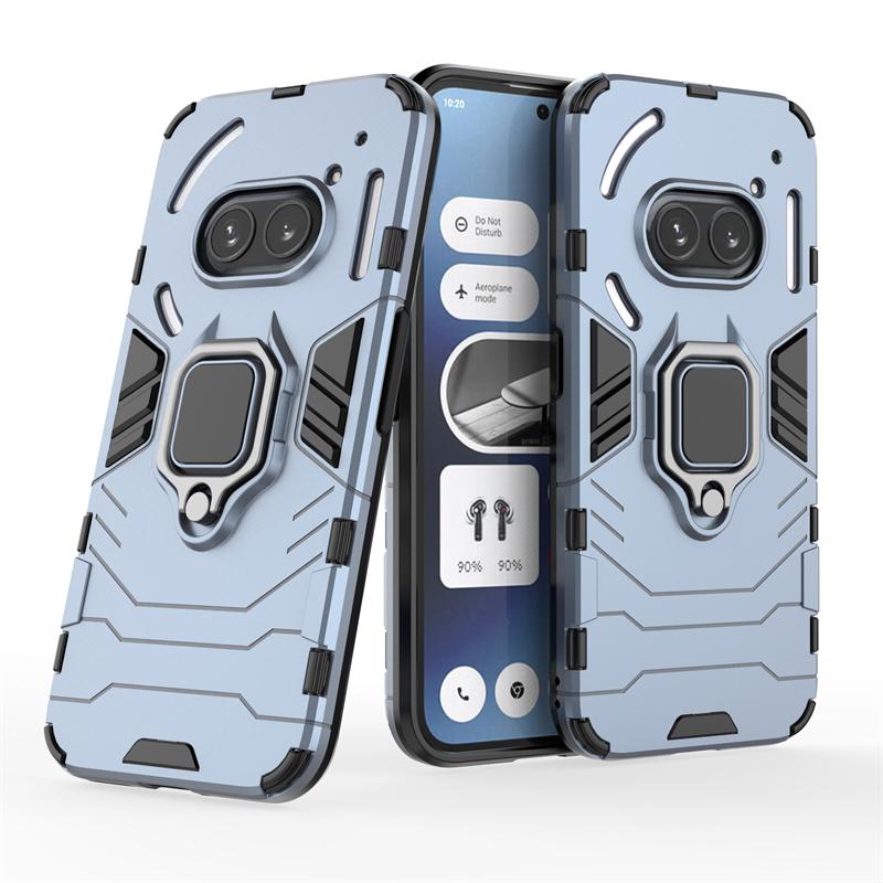 For NothingPhone2a Case Armor Metal Ring Holder Phone Case For Nothing Phone 2a 5G NothingPhone (2a) Phone2a 2 A A2 Back Cover