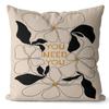 Office Living Room Home Pillowcase Black and White Simple Abstract Pattern Pillowcase Car Ornaments