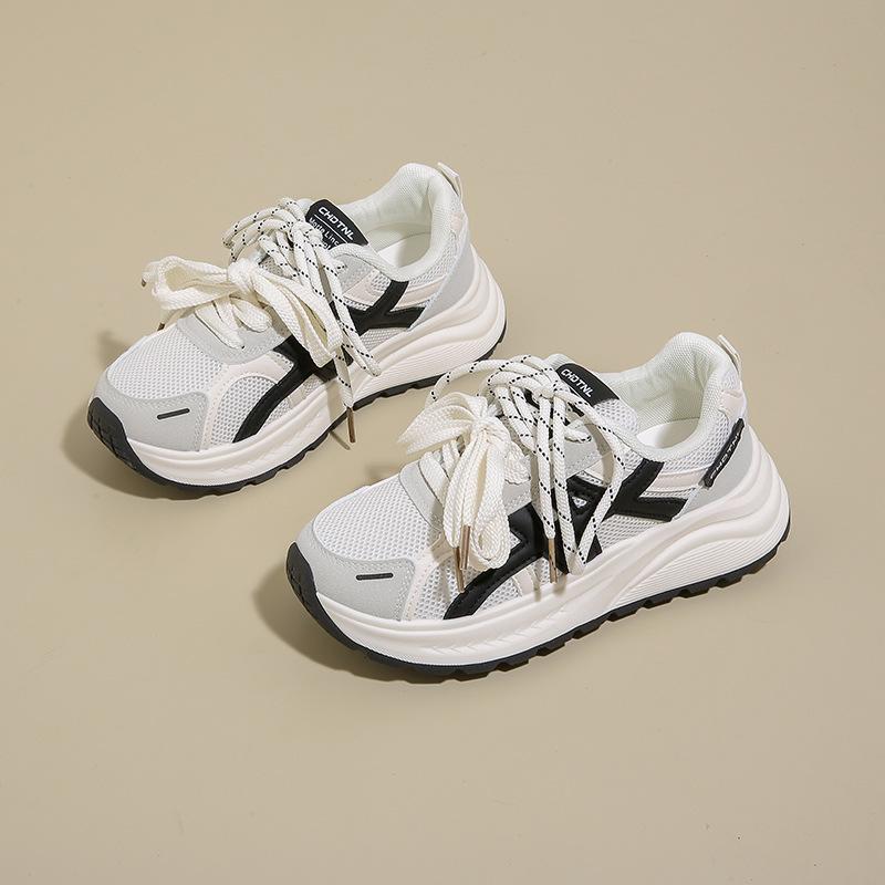 

Осень новые дышащие туфли Форрест Гамп женские ins студенческие повседневные туфли женские для бега папа женские туфли HB 40 бежевый