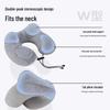 Kasisc Inflatable Double Hump U-shaped Neck Pillow