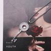 Key Simple Long Sweatshirt Chain Accessories Jewelry Men and Women Necklace Pendant