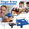 Miniatuur Duimworstelen Ring Tafelspel Set met Transparante Plastic Palen en Elastische Band Touwen voor Binnenspel en Vaardigheidsontwikkeling