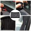 2pcs 70cm Black Car Sun Shade Side Rear Window Curtain Foldable UV Protection Auto Accessory Pure Cloth