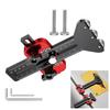 Thin Rip Table Saw Jig With 3 Pulleys Woodworking Table Saw Plate Cutting Locator Workbench Sliding Groove Positioning