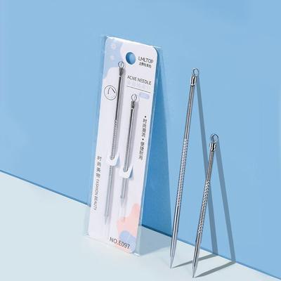 Charyeina - Set of 2: Mitesserentferner aus Edelstahl (Verschiedene Designs)