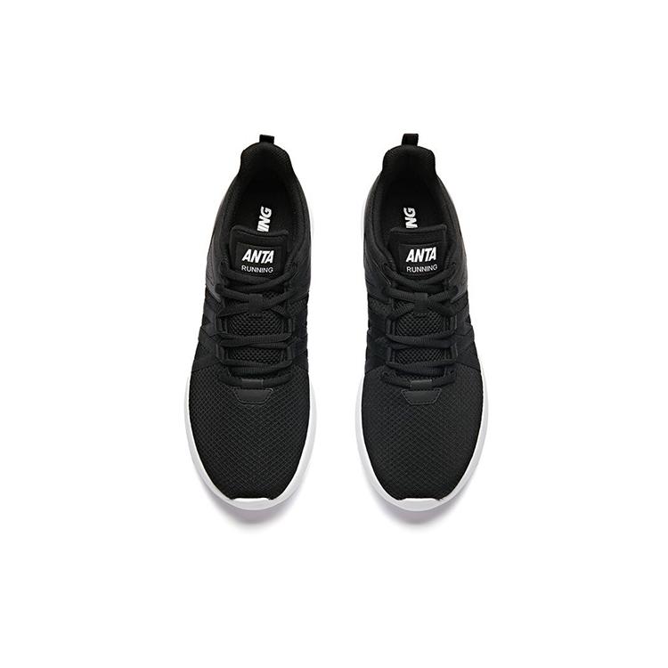 Anta Running Collection Mesh Breathable And Lightweight Low top Running Shoes Men's Black White 91915586-3