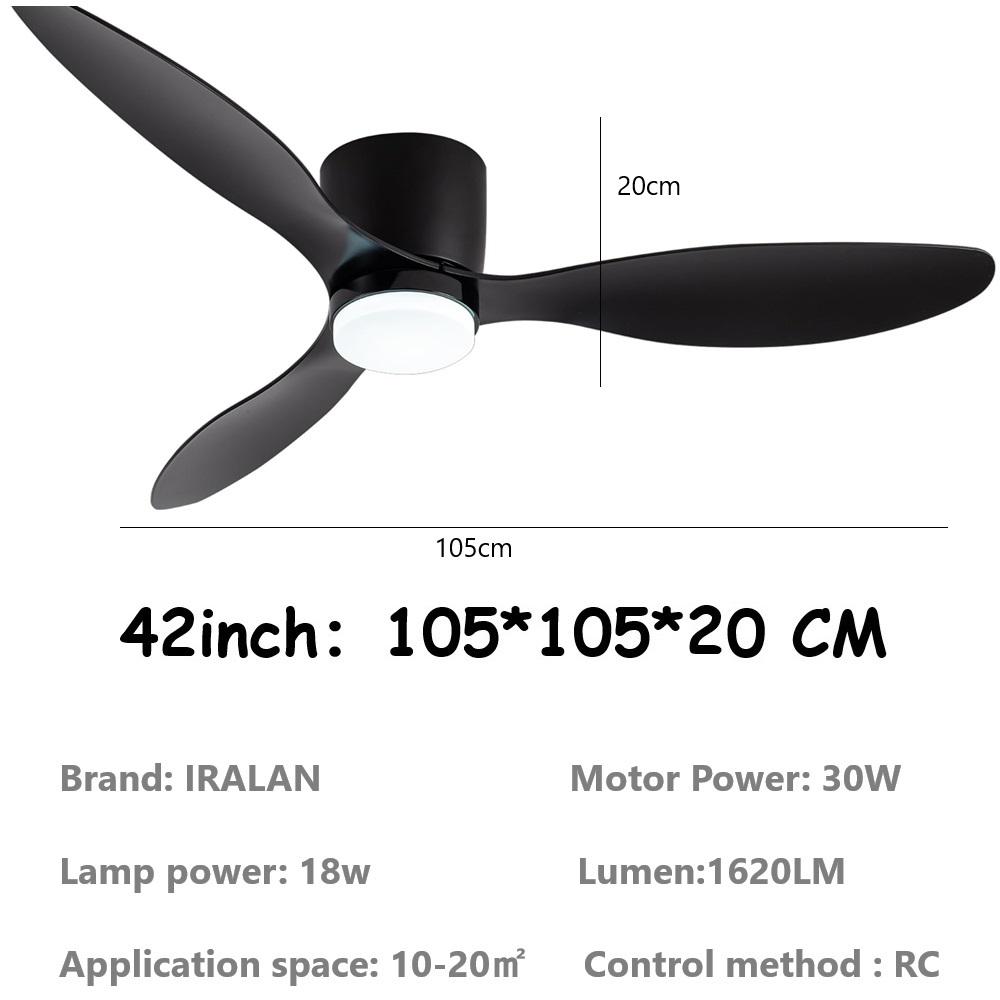 Minimalistischer Deckenventilator DC-Motor 6 Geschwindigkeiten Deckenventilator Licht Mit Fernbedienung Modernes Schlafzimmer Haushaltslicht Dekoration
