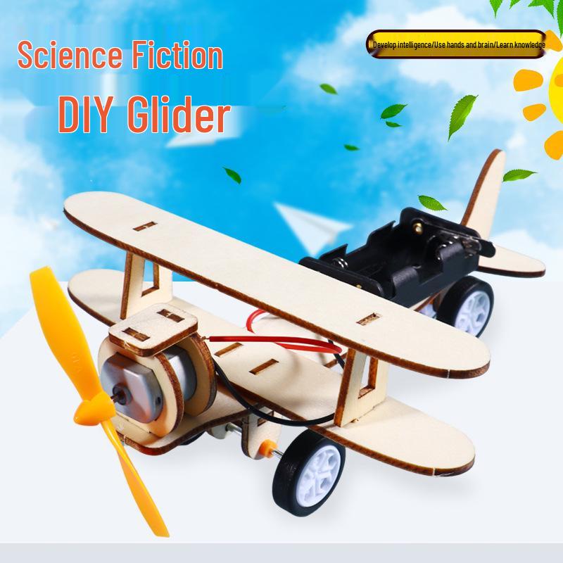 DIY Electric Glider Kit for Children s Science Projects 14x20 cm