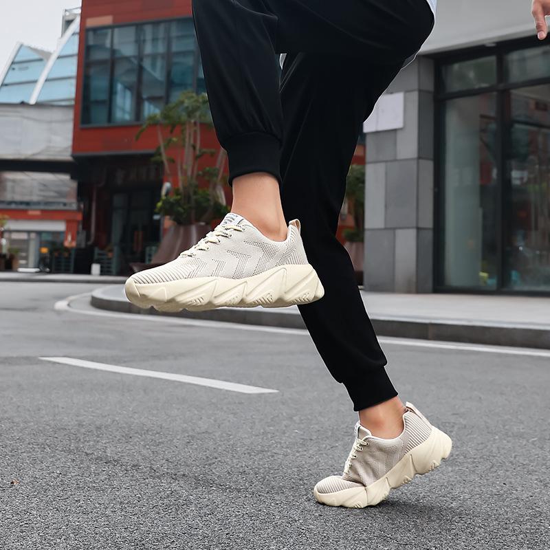 New Shoes Classic Walking Shoes Couple Sports Running Shoes Soft Sole Low Top Lightweight Mesh Shoes Casual Shoes