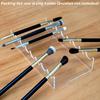 1/2pcs Transparent Acrylic Makeup Brush Storage Rack Desktop Brush Eyeliner Pen Storage Stand Mother's Day Valentine's Day Gift