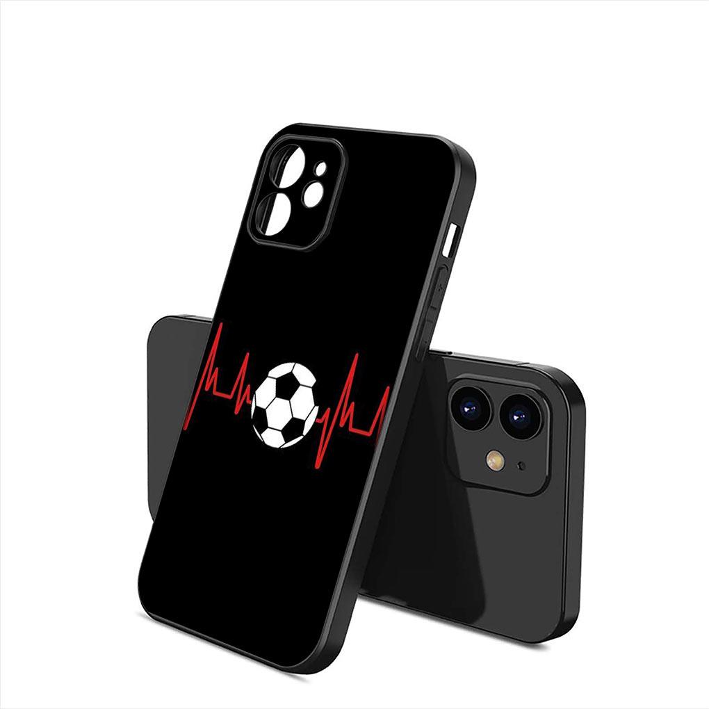 Sports Soccer Football Soft Phone Cover for Apple iPhone 16 11 Pro XS Max X XR 6 7 8 6S Plus + SE 2022 8+ Silicone Case