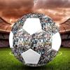 Pallone da calcio ufficiale dell'Argentina, Taglia 5, Cucito a macchina in PVC, Resistente e ad alto rimbalzo, Adatto a tutte le età, Merchandising per tifosi, per partite e uso all'aperto.