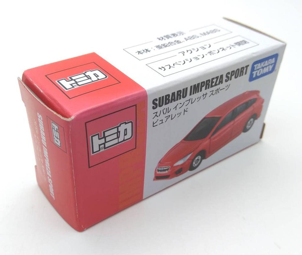 For Box Takara Tomy Tomica Subaru Impreza Sports Pure Red [Not Sale, Included]