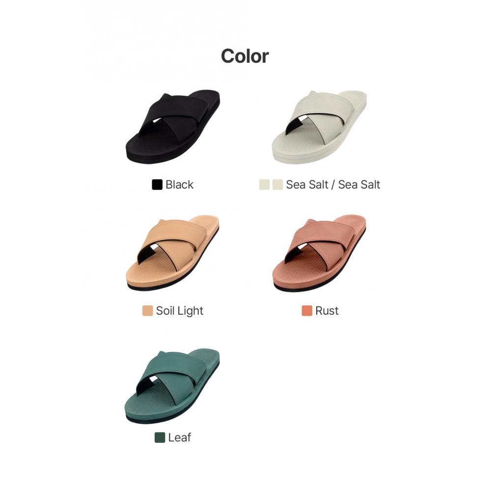 Indosol Essential Cross Slide   Soil Light Slipper