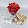 Aranjament Floral de Crăciun Strălucitor de 23 cm cu Ramuri din PVC pentru Decor de Sărbători