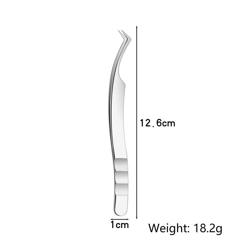 High Precision Eyelash Tweezers Beauty Eyelash Professional Grafting Eyelash High-Precision Flowering Tweezers