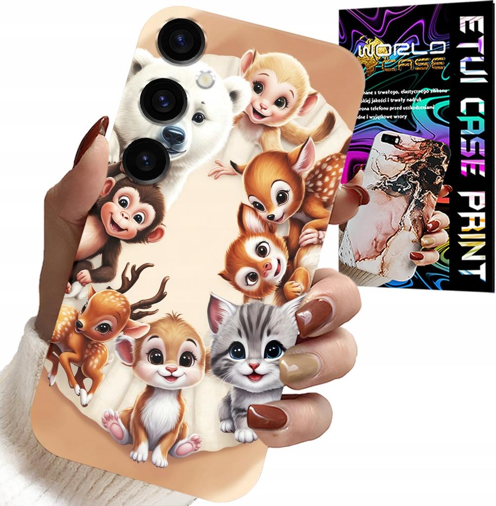 Etui Do Samsung Galaxy S25 Plus - Plecki Dla Dzieci W Zwierzęta Leśne Case