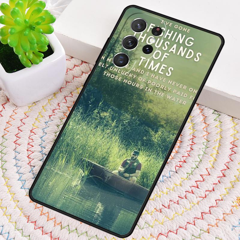 Fishing Quotes Angling Phone Case for Samsung Galaxy Note 10 Pro S26 Ultra S23 S24 FE S25 S21 S22 PLUS Shockproof Cove
