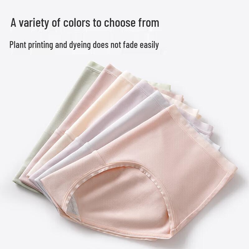 MiiOW Women's Lenzing Modal 3A Antibacterial Seamless Mid-Waist Briefs 3-Pack