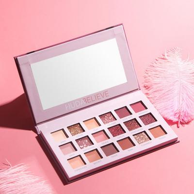 Langanhaltender Mineralpuder Lidschatten-Palette Make-up Matt Wasserfest Schimmer Augenkosmetik Glitzer Maquillage TSLM1, 1 Stück