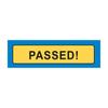 Miko Passed License Plate Keyring