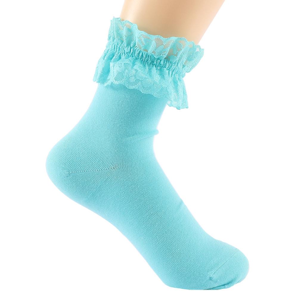 Vintage Ruffle Lace Boat Socks Socks Ankle Socks Short Sock