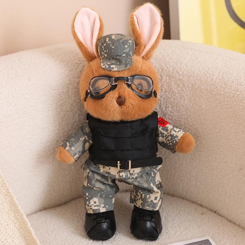 

35 см Кролик Панда Легион Мягкая плюшевая игрушка Крутая одежда Одежда Кролик Панда Куклы День рождения Рождественский подарок Подарки для ребенка 35cm