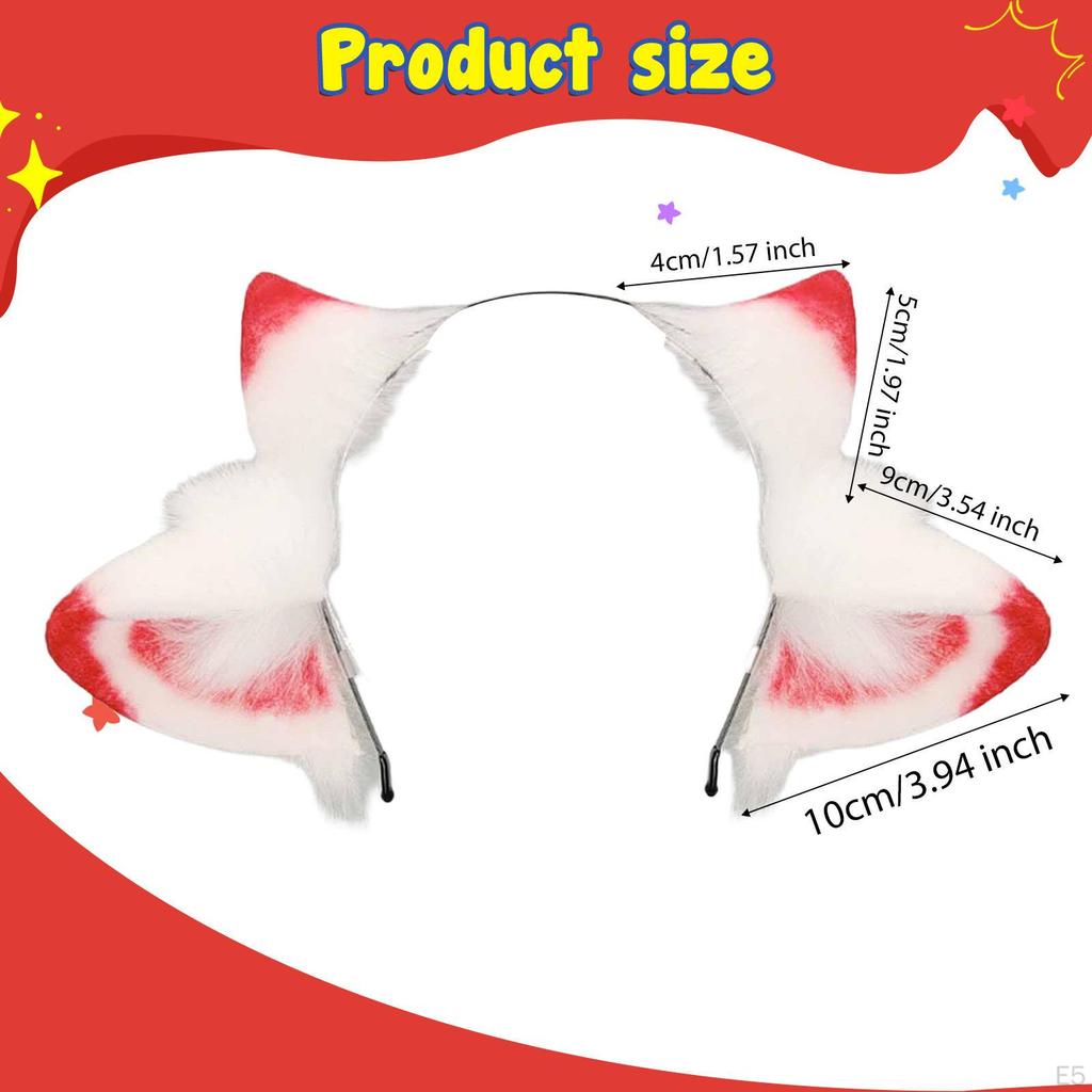 Lamb Ears Headband Adorable Gift Funny Headwear for Masquerade Birthday Carnival