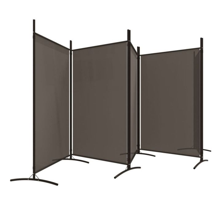 VidaXL Room Divider 5 Panels Folding Room Separator Privacy Screen Partition Living Room Decoration 350268
