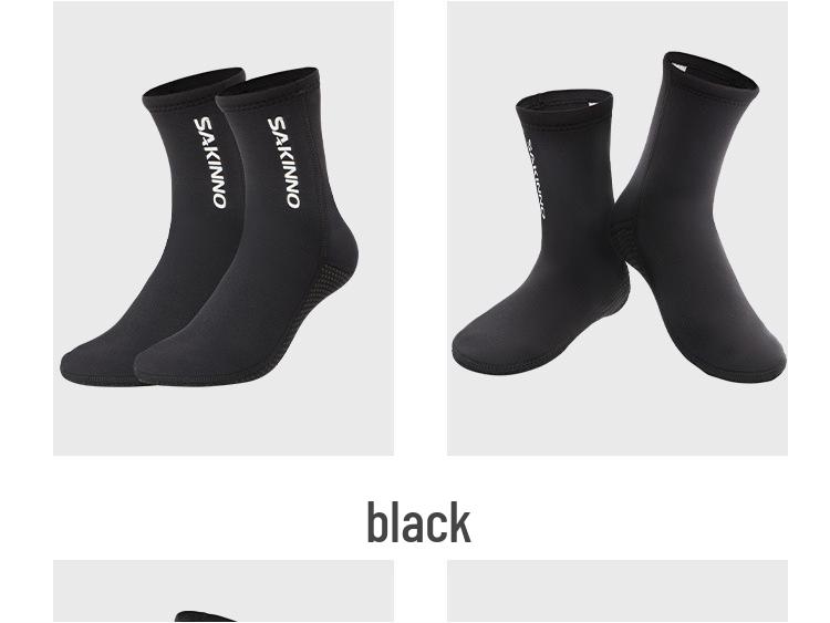 3mm Super Elastic Non-Slip Cut-Resistant Warm Diving and Snorkeling Socks