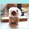 Capybara Plush Keychain Stuffed Animal With Pp Cotton Ultra Soft Short Plush Backpack Charm Gift For Kids