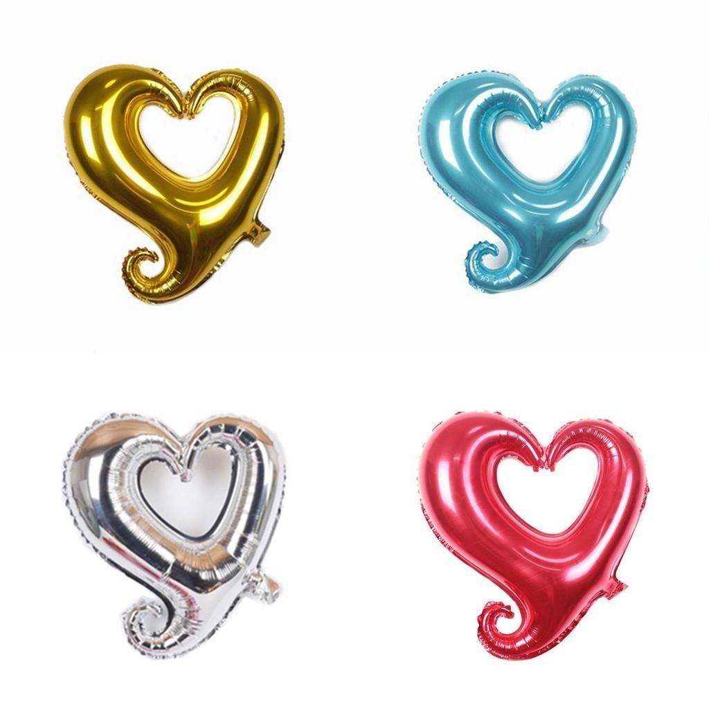 Auffälliger Hakenherz Heliumballon Ideal für Valentinstag und Partys