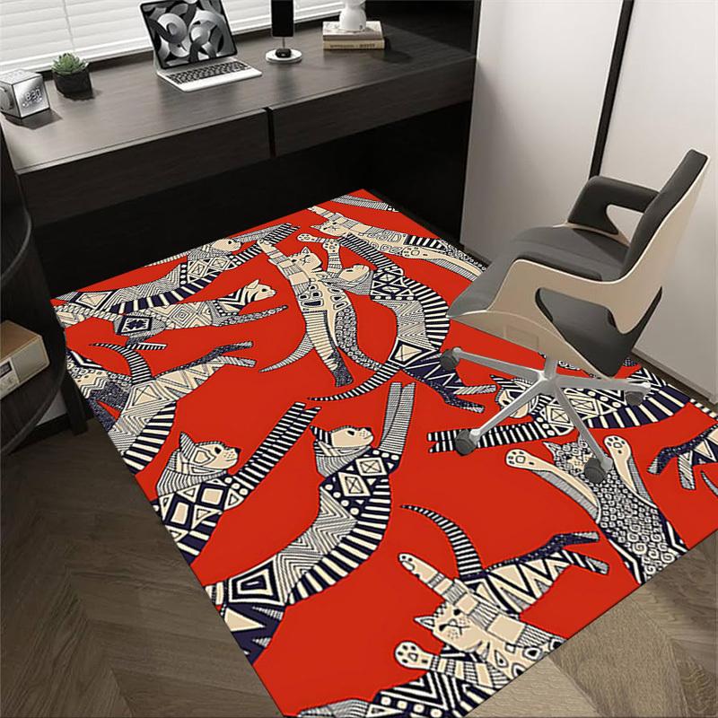 

1PC cats pattern Extra Large Non Slip Floor carpet, Office, family, Studio Large Area Rug Indoor Rugs, Bold Statement Piece 60cm by 90cm