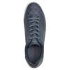 Coach Highline Synthetic Leather Round Toe Lace-Up Low-Top Sneakers Men Sneakers Blue CY309-XXQ