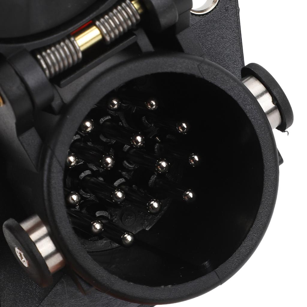 15pin Trailer Plug Socket 24V 15pin Trailer Connector Adapter Stable Performance for  Boat RV Trailer Adapter Plug Socket