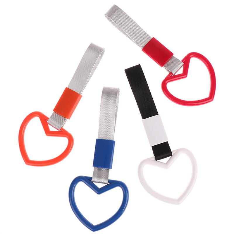 Hot Sale 1PC Heart Train Bus Handle Hand Strap Drift Charm Strap Drift Auto Accessories Car Styling Car Tuning