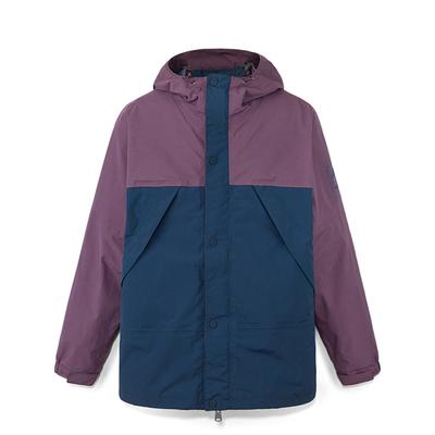Waterproof Windproof Stand Collar Zipper Jacket Men Jacket Violet Meteor A68XFESS