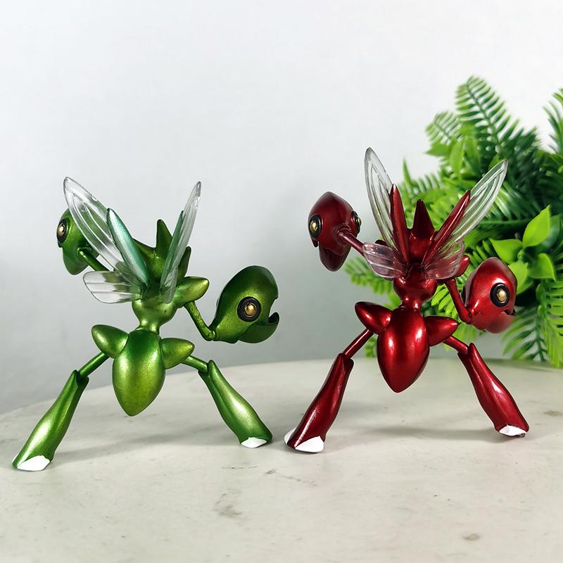 9cm Anime Pokemon Figure Scizor Action Figure Pvc Collection Model Toys For Children Boys Gifts Desktop Decoration
